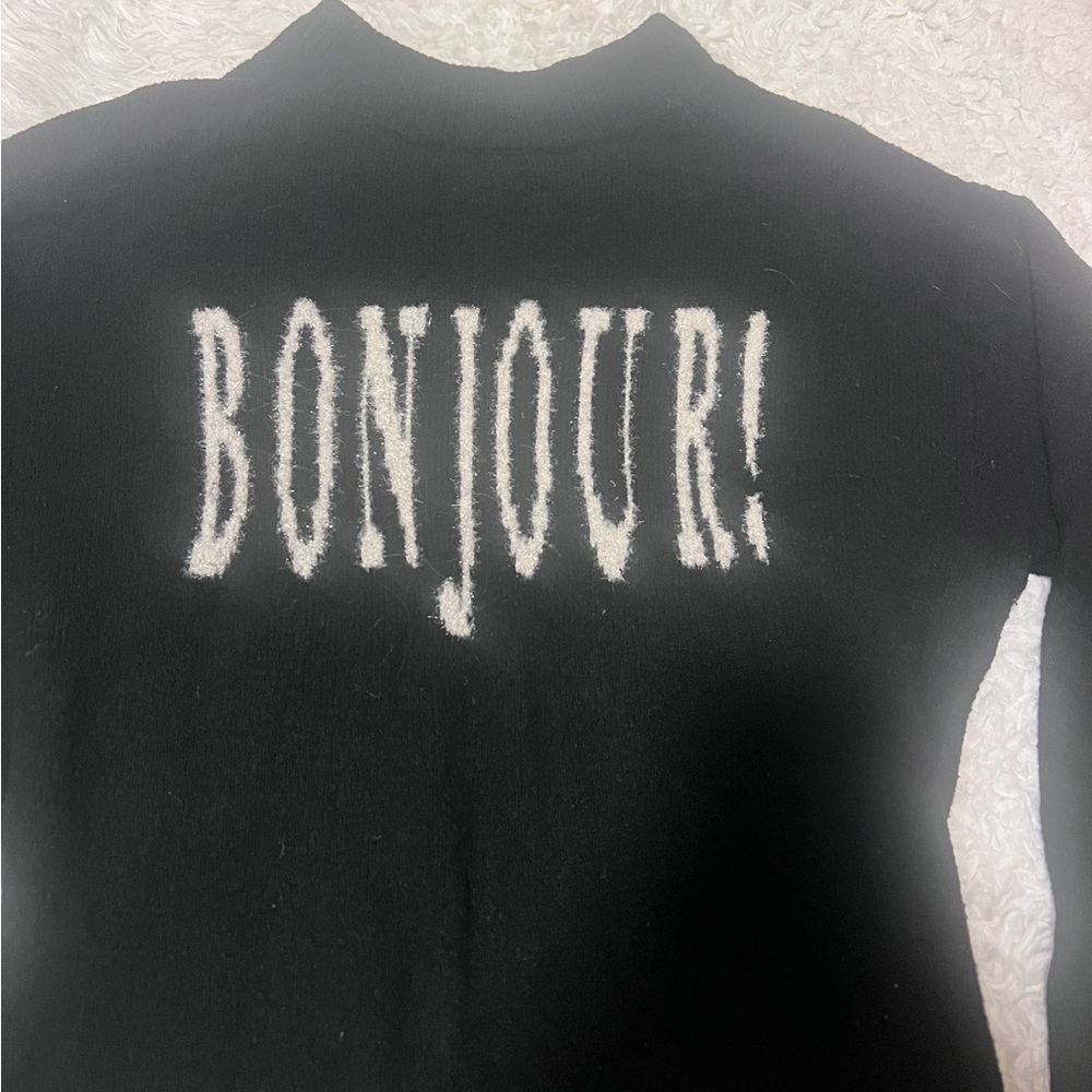 a new day Black Bonjour Women's Sweater